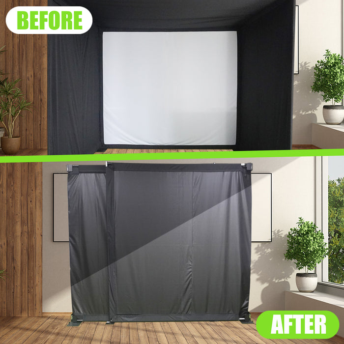 Impact Sports - Space Saving Collapsible Enclosure - 9'10"W x 8'6"D x 8'2"H...Custom Sizes Available