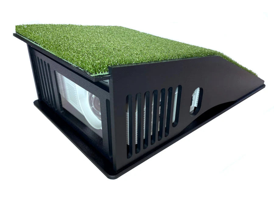 All Sports Systems - Terrashield & Terrashield Plus - On Ground Projector Shield w/Turf Ramp on Top