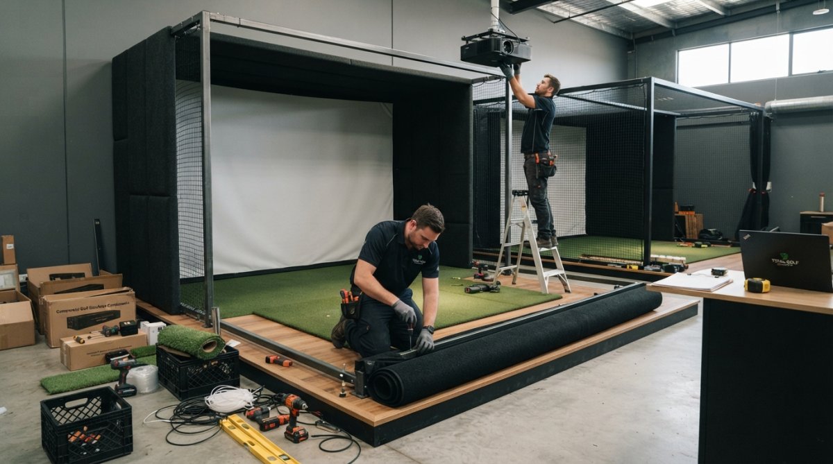 Commercial Golf Simulator Installation: A 7-Step Setup Guide