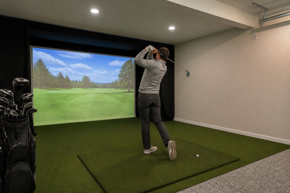 Golf Simulator for 9-Foot Ceilings: Setup Guide
