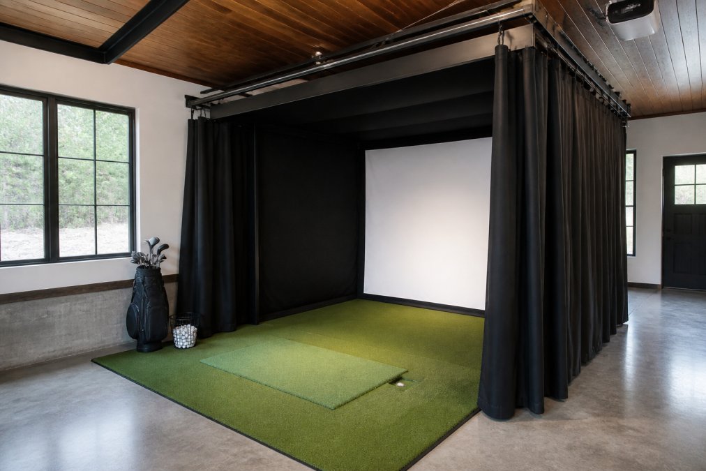 Retractable Golf Simulator Enclosure Solutions: 2026 Guide