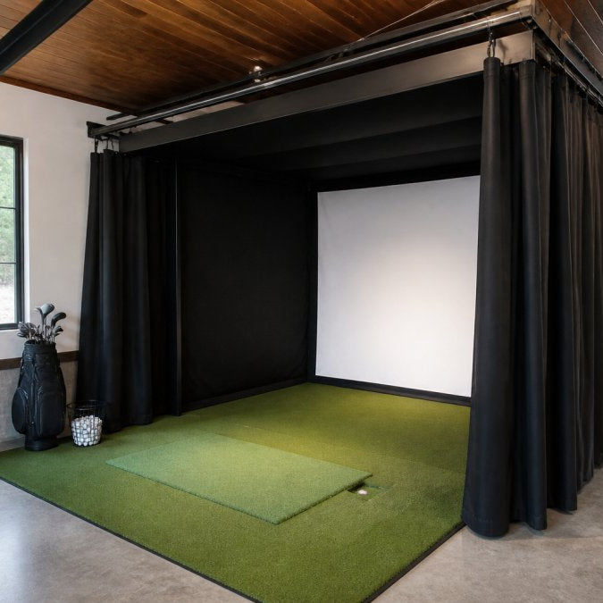 Retractable Golf Simulator Enclosure Solutions: 2026 Guide