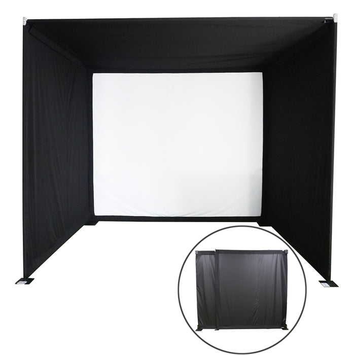 Impact Sports - Space Saving Collapsible Enclosure - 9'10"W x 8'6"D x 8'2"H