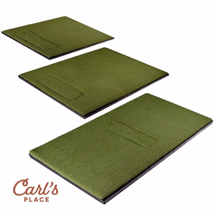 Carl’s Place Hot Shot Hitting Mat | Foam & Gel Divot Inserts