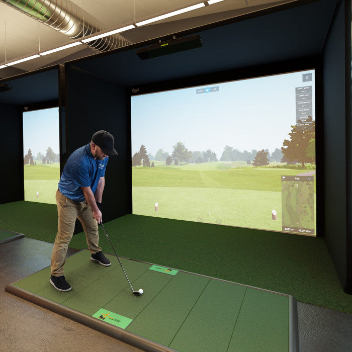 Carl’s Place Pro Golf Simulator Enclosure (2025 Model) – Premium Customizable Impact Screen & BlackStop™ Enclosure