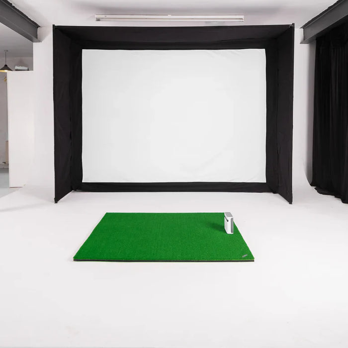 Golf Bays - EasySim DIY Golf Simulator Enclosure w/Poles - 10'9"X8'2"X3'3" w/4:3 AR
