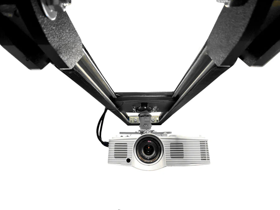 All Sports Systems - SkyRail+ Enclosure Attached Projector Mount - 29" Slide Range - Black or White