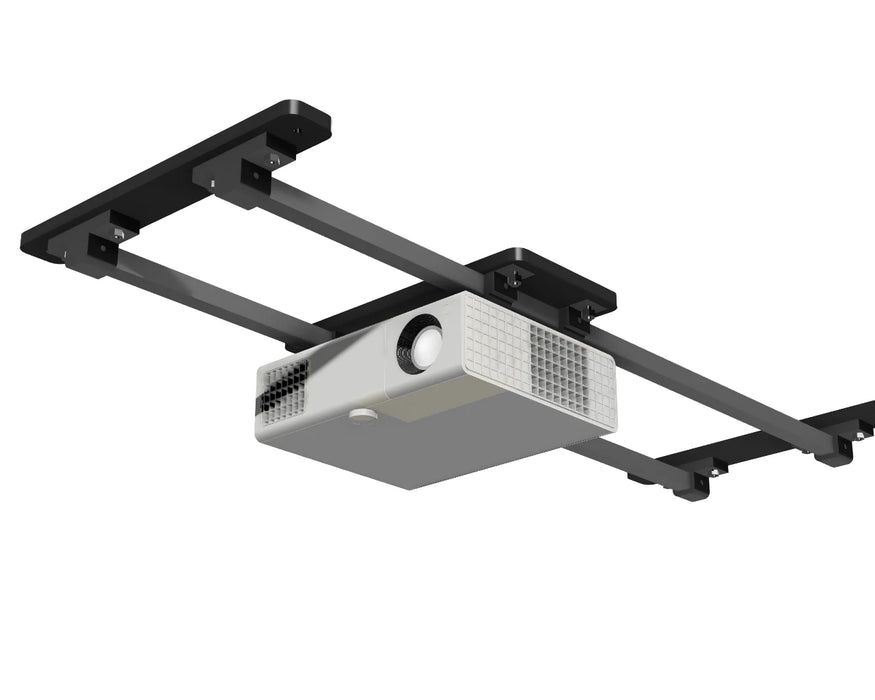 All Sports Systems - SkyRail Adjustable Projector Ceiling Mount Sliding Track - Flat or Vaulted Ceilings