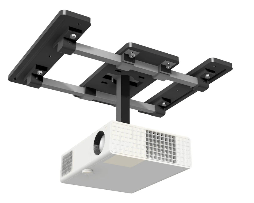All Sports Systems - SkyRail Adjustable Projector Ceiling Mount Sliding Track - Flat or Vaulted Ceilings