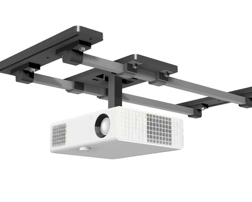 All Sports Systems - SkyRail Adjustable Projector Ceiling Mount Sliding Track - Flat or Vaulted Ceilings